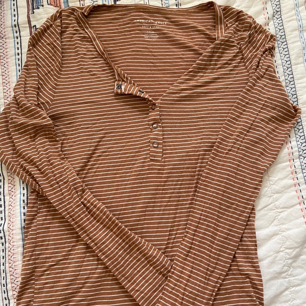 AEO Striped Soft & Sexy Top
